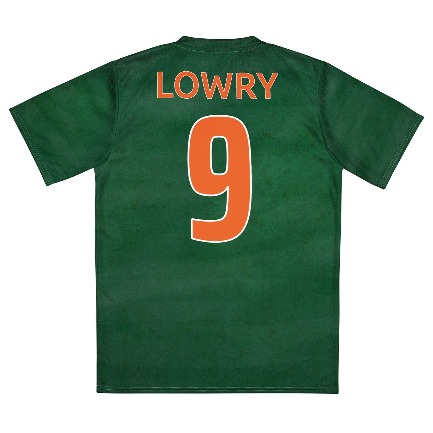 Unisex Golf Jersey – Shane Lowry #9 – Flag of Ireland (Back Number Only) – White Outline
