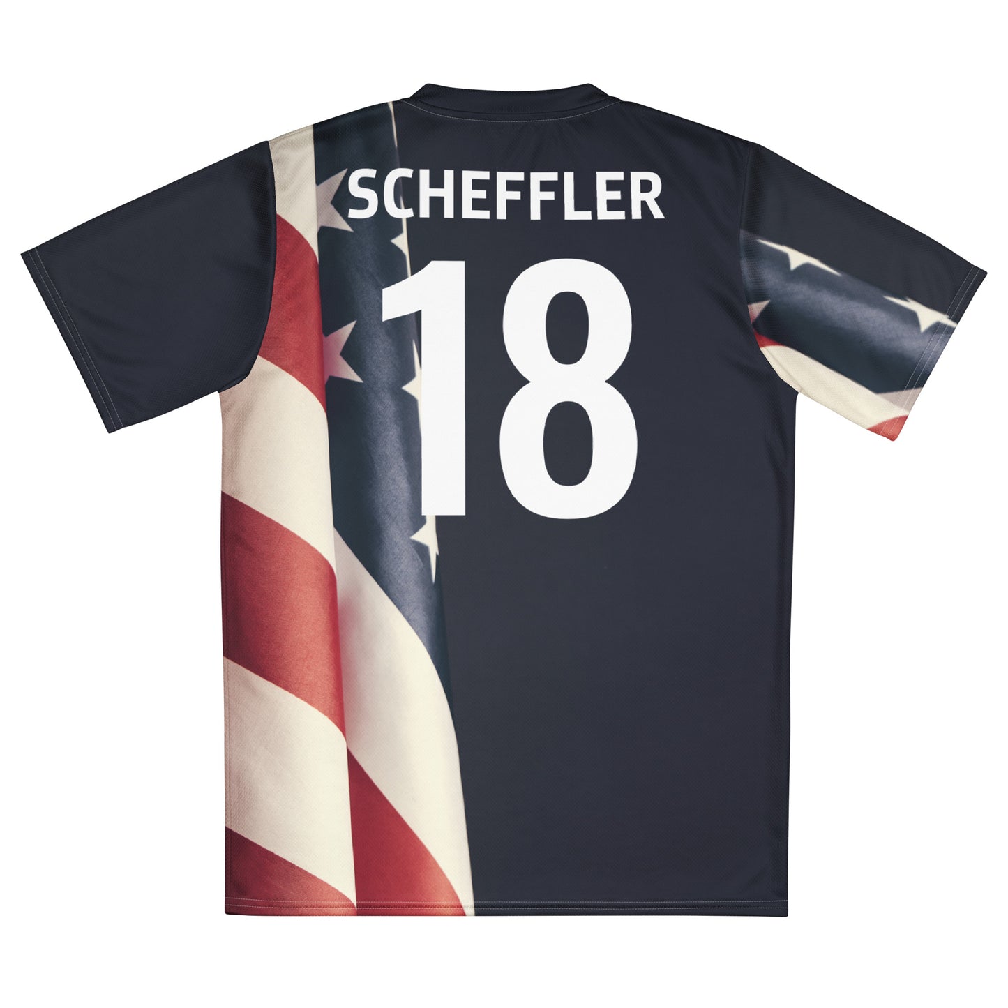 Unisex Golf Jersey – Scottie Scheffler #18 (Back Number Only) – Smaller Number