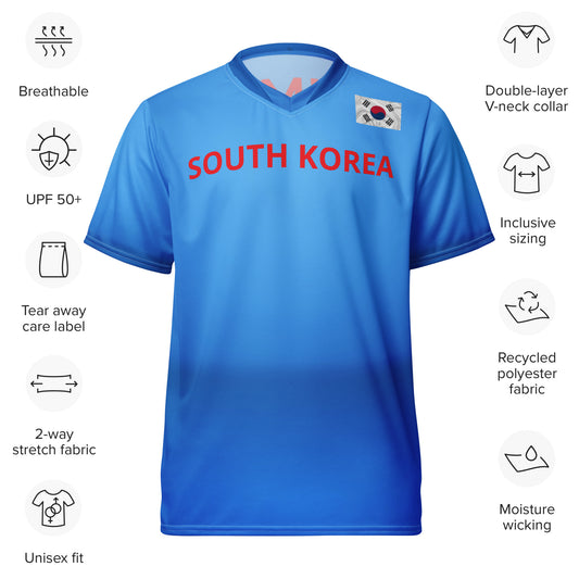 Unisex Golf Jersey – Sungjae Im #15 – Flag of South Korea (Back Number Only)