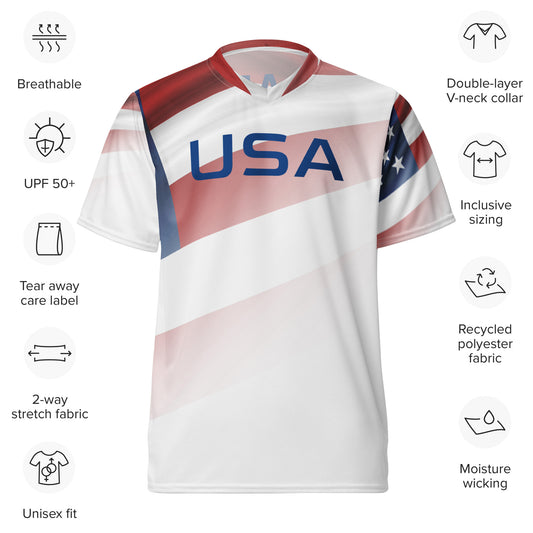 Unisex Golf Jersey – Wyndham Clark #17 (Back Number Only) – Smaller Number